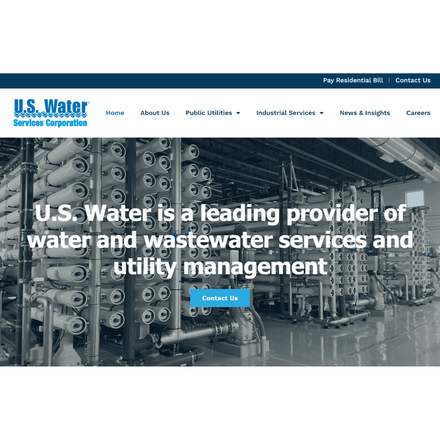 US Water is a leading provider of water and wastewater services and utility management